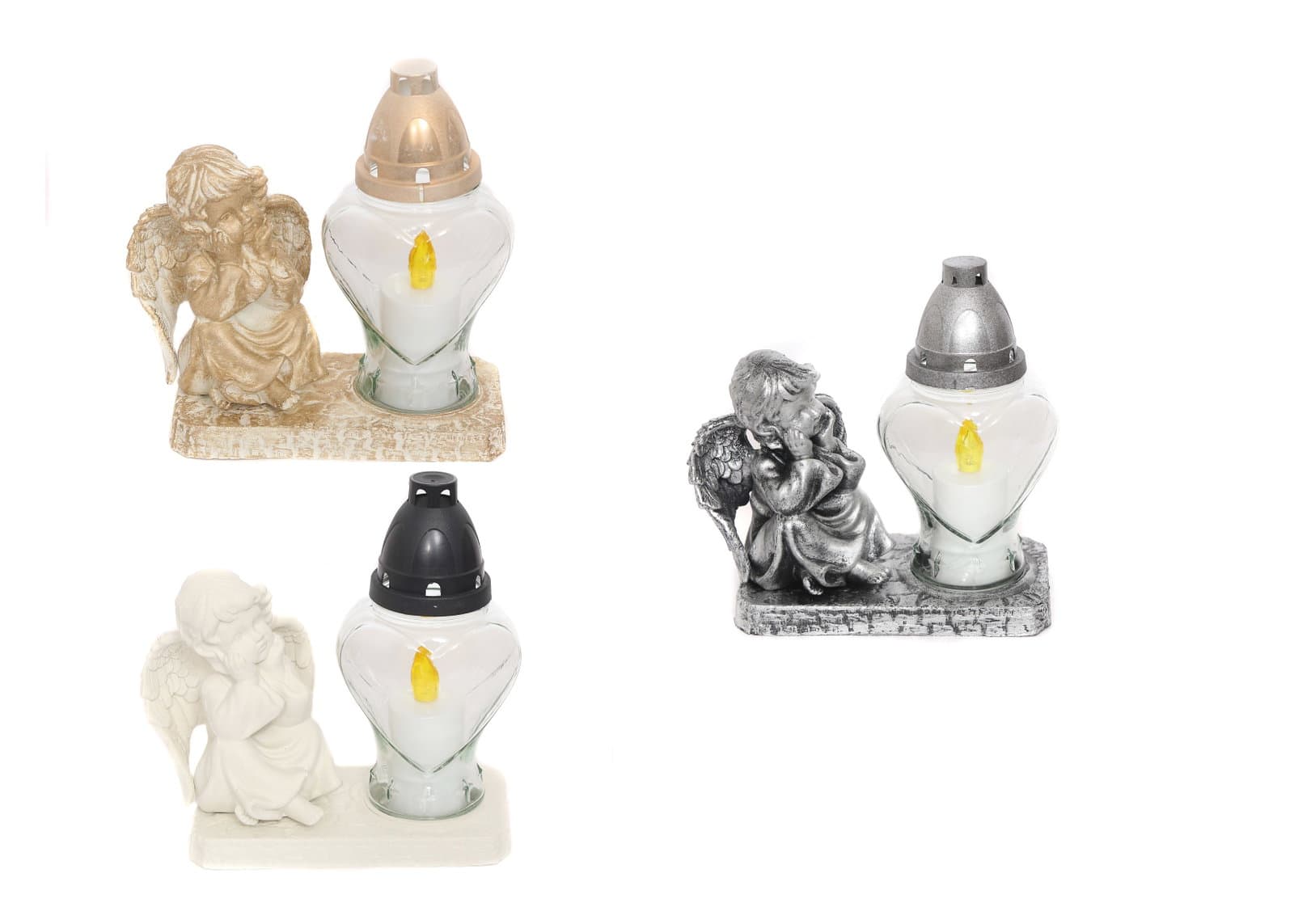 Plamty® Pietra Gedenk-Engelstatue 10399