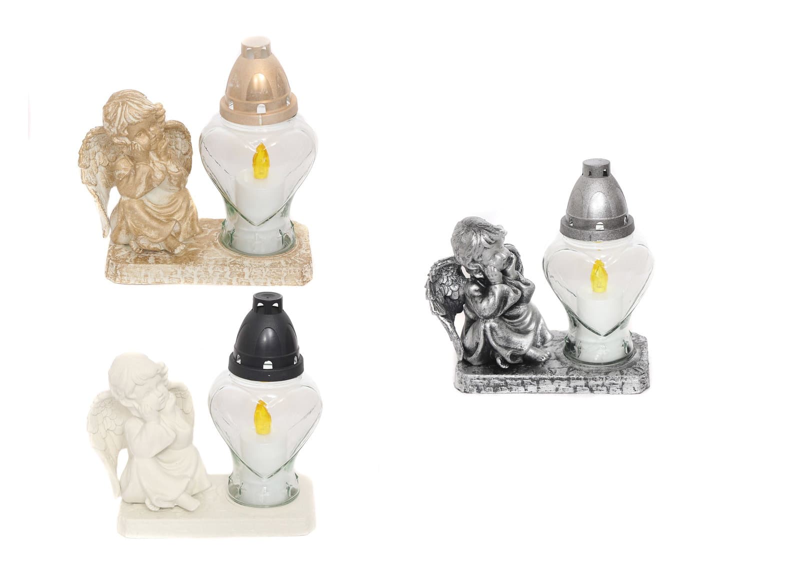 Plamty® Pietra Gedenk-Engelstatue 10397