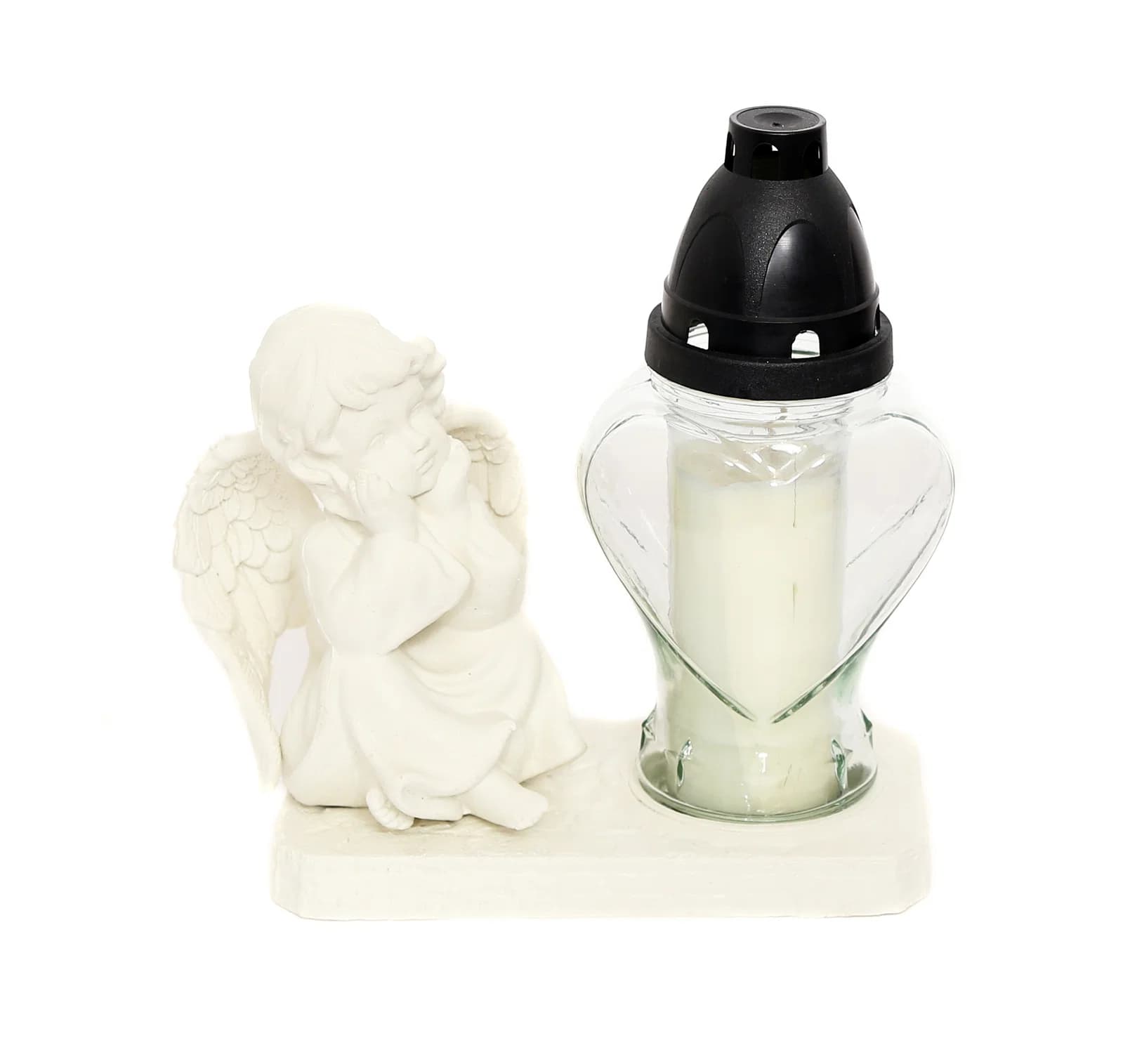 Plamty® Pietra Gedenk-Engelstatue 10407