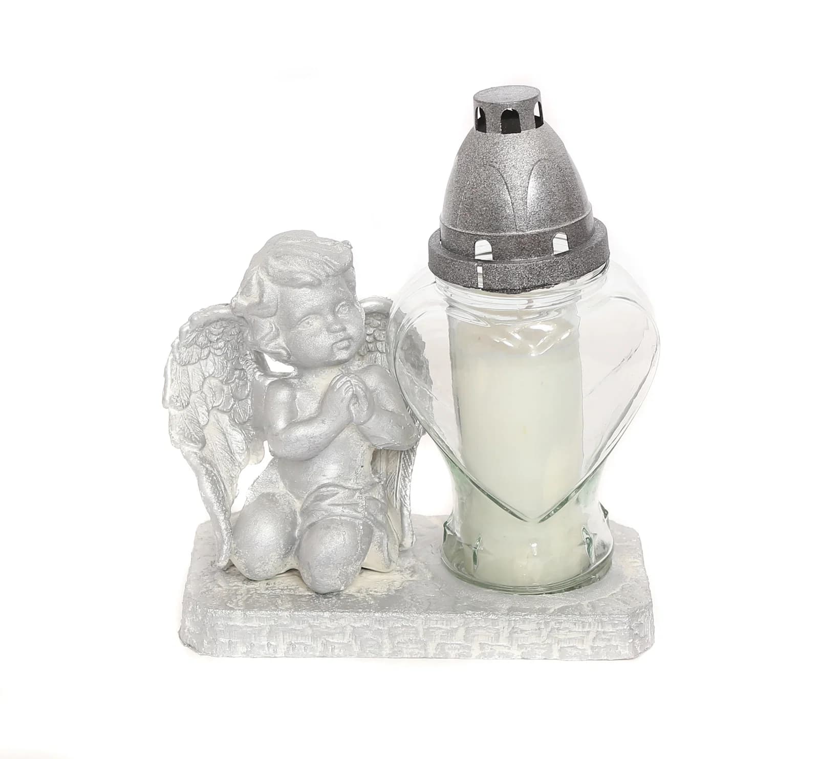 Plamty® Pietra Gedenk-Engelstatue 10409