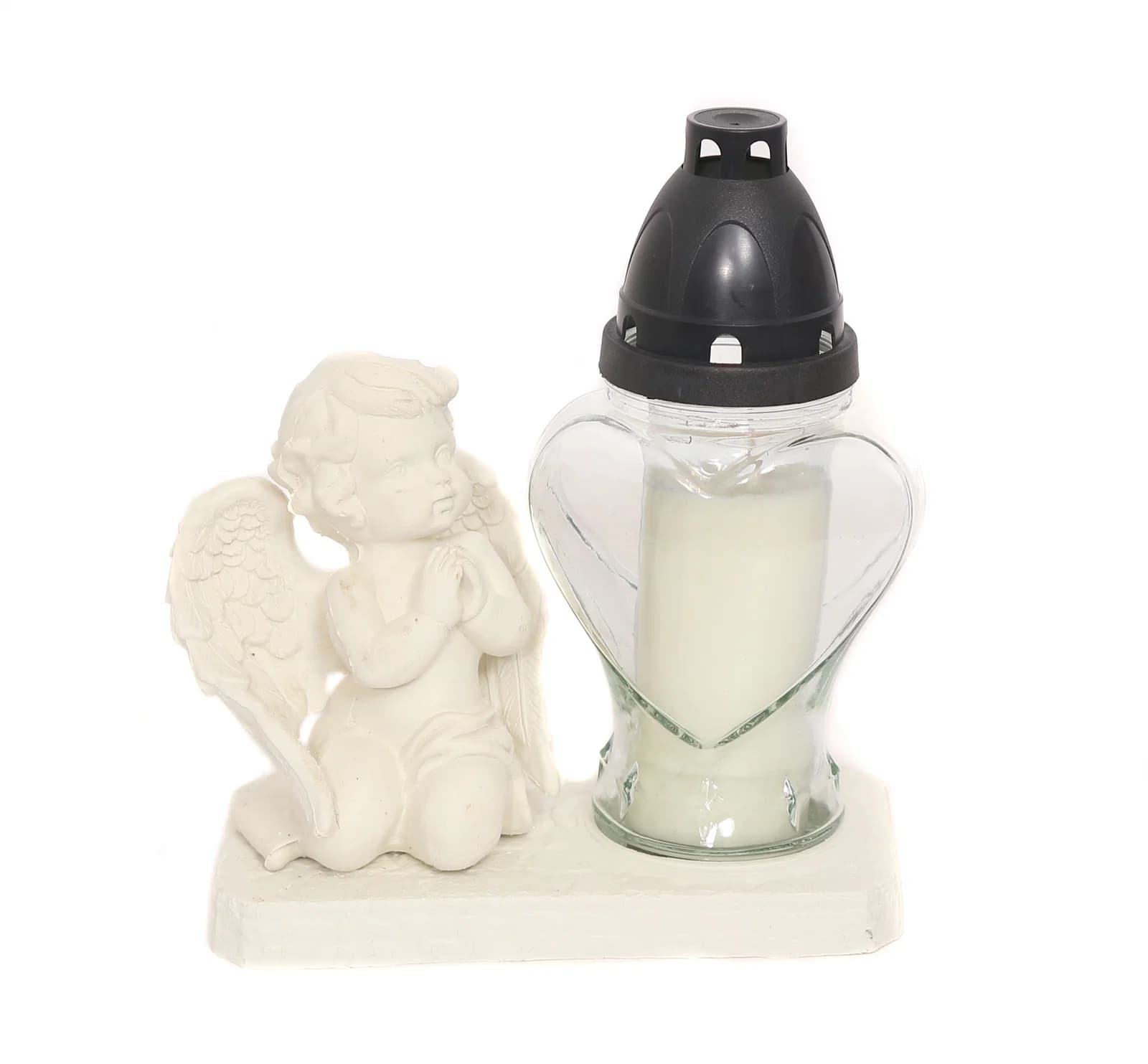 Plamty® Pietra Gedenk-Engelstatue 10410