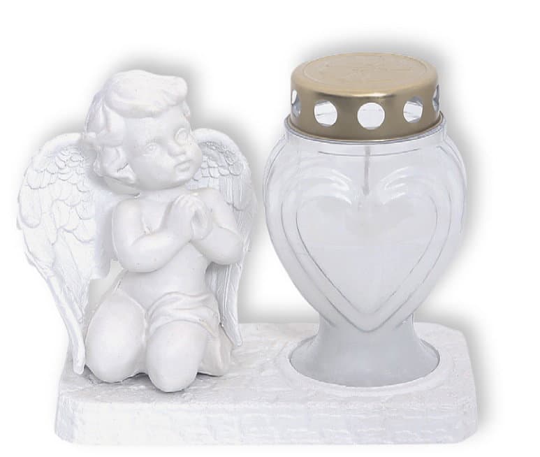 Plamty® Pietra Gedenk-Engelstatue 11031