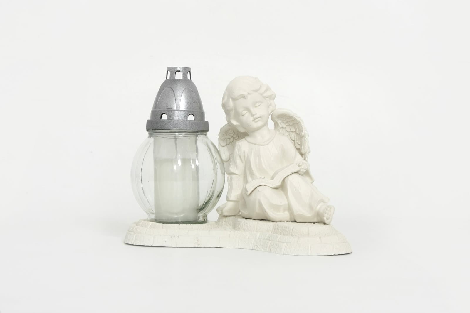 Plamty® Pietra Gedenk-Engelstatue 11733