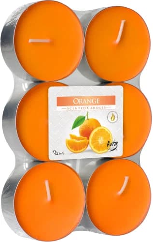 Duftteelicht Orange Maxi 8H