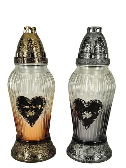 Paxlaura Stakleni Lampion Duo Heart Epi