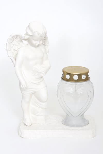Plamty® Pietra Gedenk-Engelstatue 22327