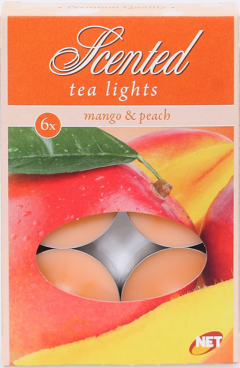 Scented Tealights Mango & Breskva Set 6/1