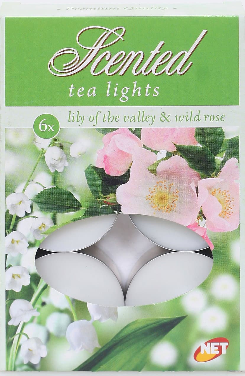 Duftteelicht Wild Rose 6/1