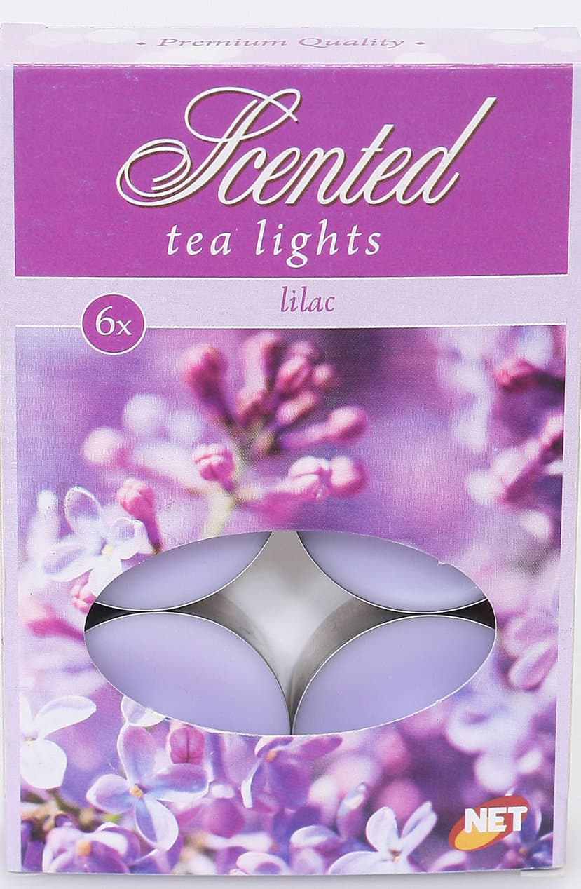 Scented Tealights Lilac Jorgovan Set 6/1