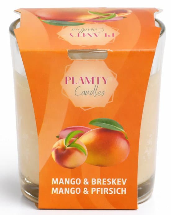 Scented Candle Rpzip Mango & Peach