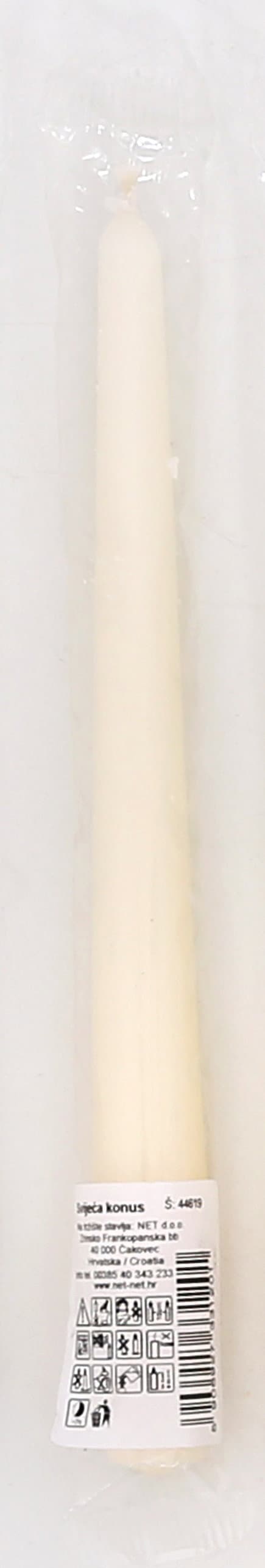 Spitzkerze 245-30PCK Beige