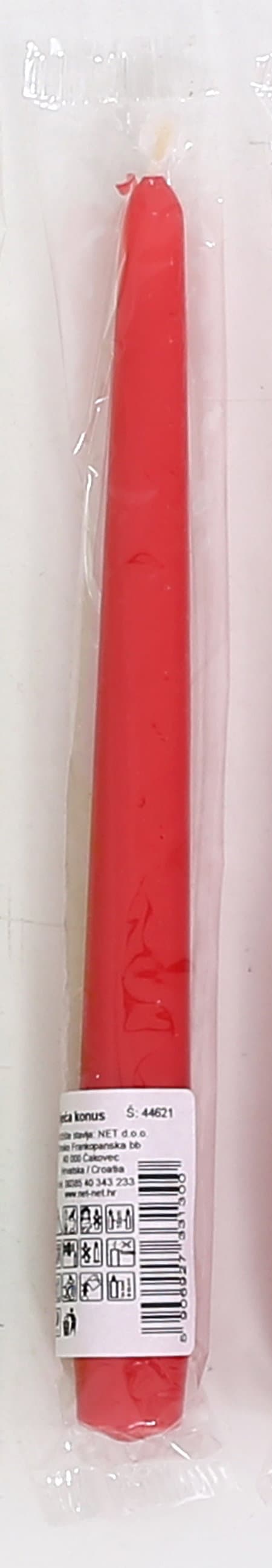 Taper Candle 245-30PCK Red