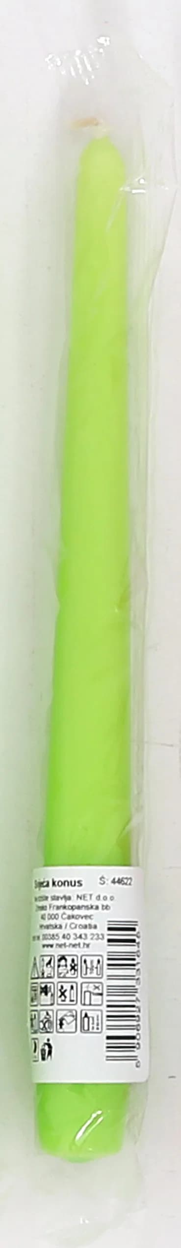 Taper Candle 245-30PCK Green