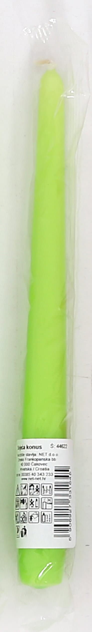 Taper Candle 245-30PCK Green