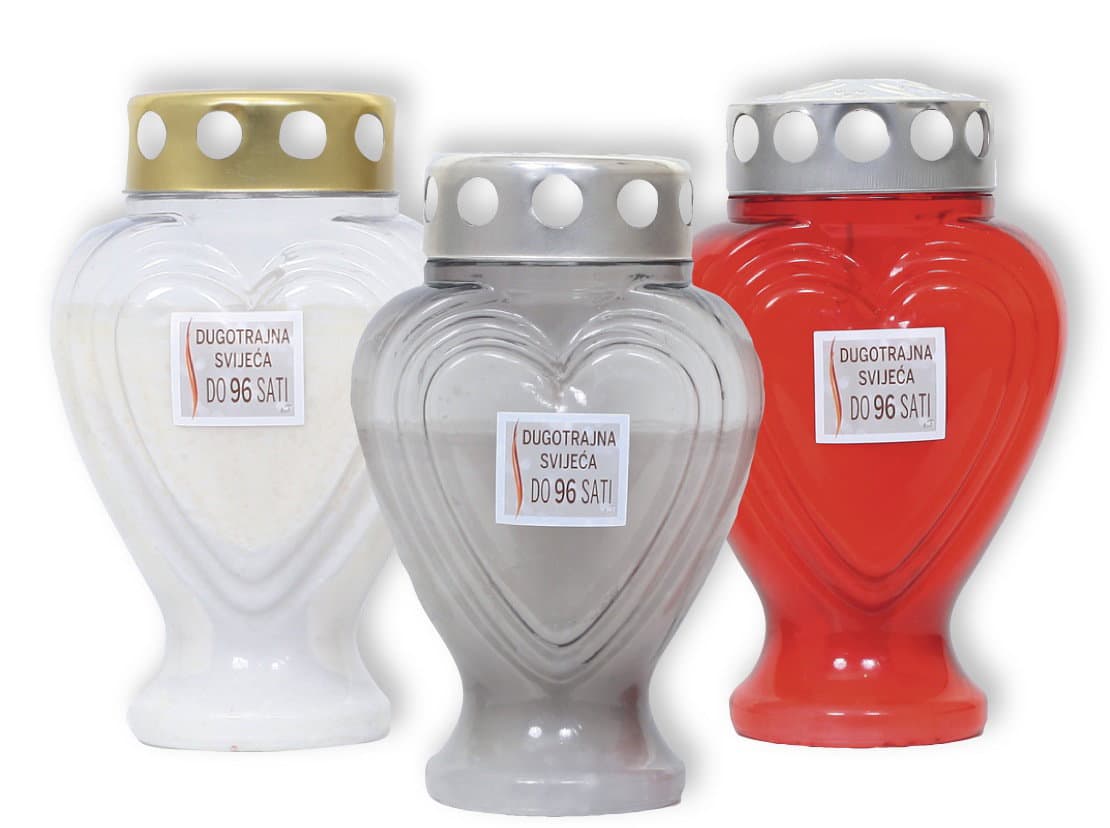 Plamty® Lui Srce 96h crveno