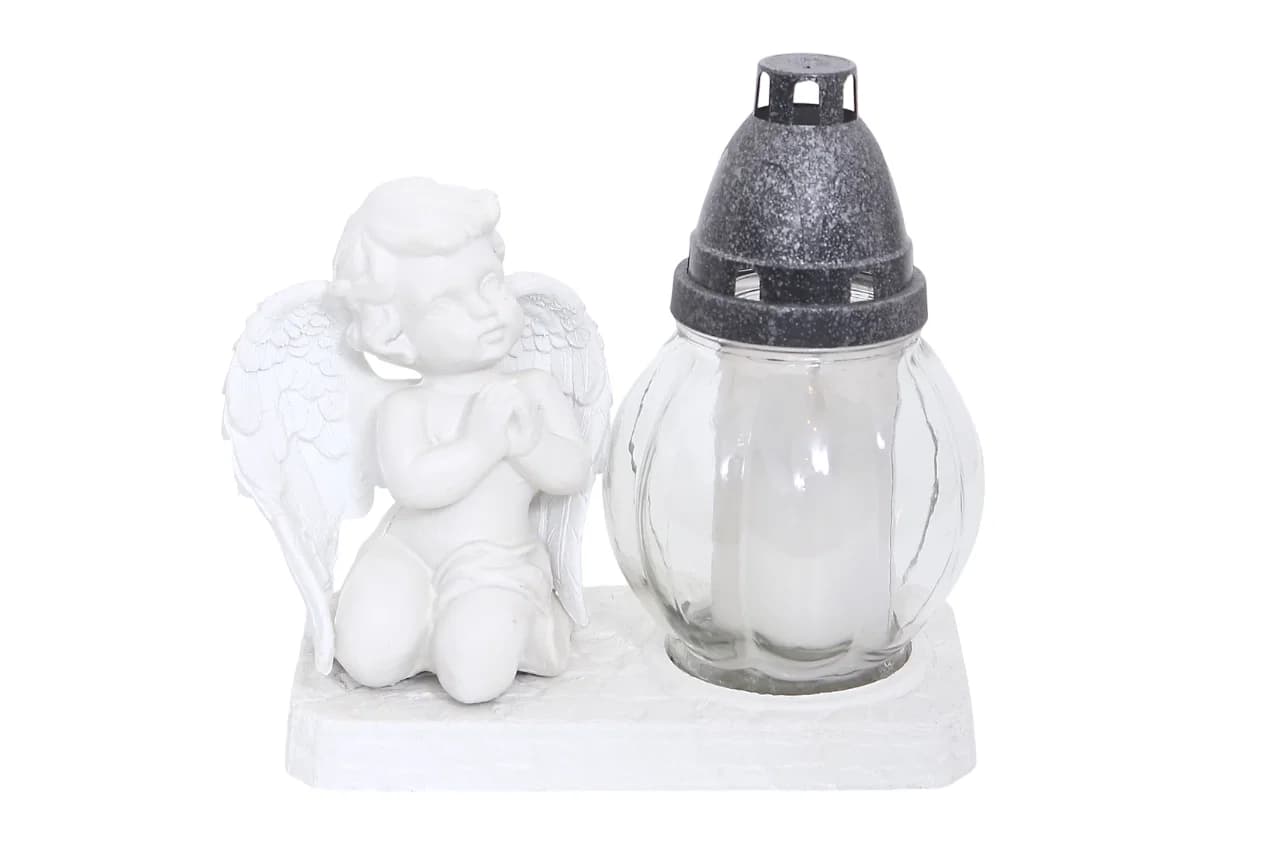 Plamty® Pietra Gedenk-Engelstatue 88088