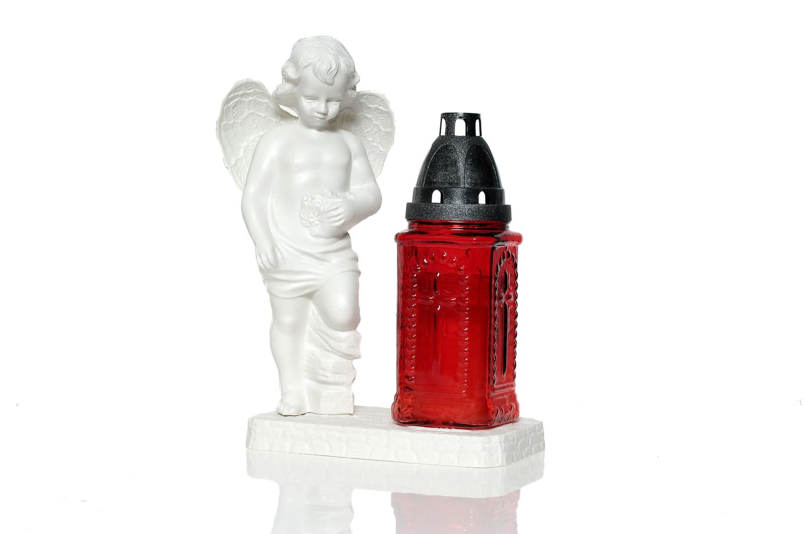 Plamty® Pietra Gedenk-Engelstatue 89007