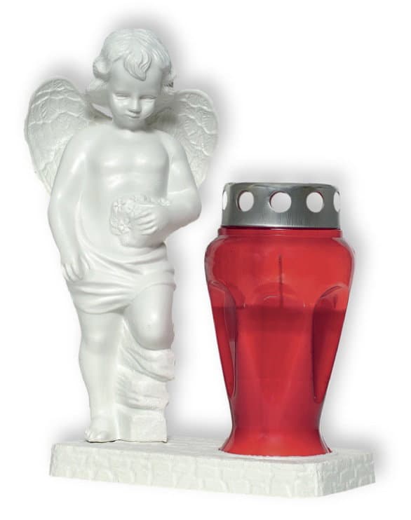 Plamty® Pietra Gedenk-Engelstatue 89014