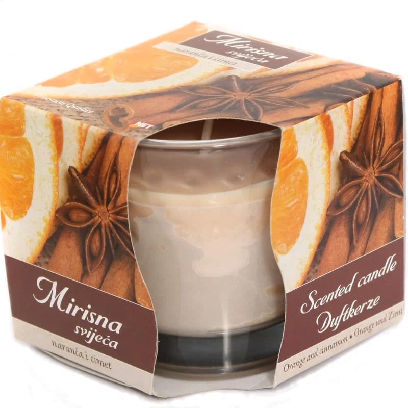 Scented Candle Rpzip Orange / Cinammon