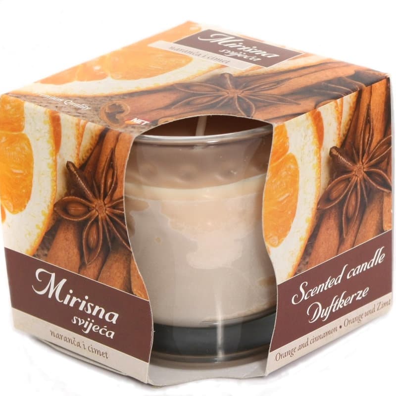 Scented Candle Rpzip Orange / Cinammon