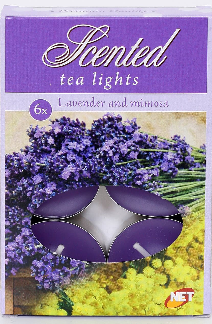 Scented Tealight Lavanda Mimoza Set