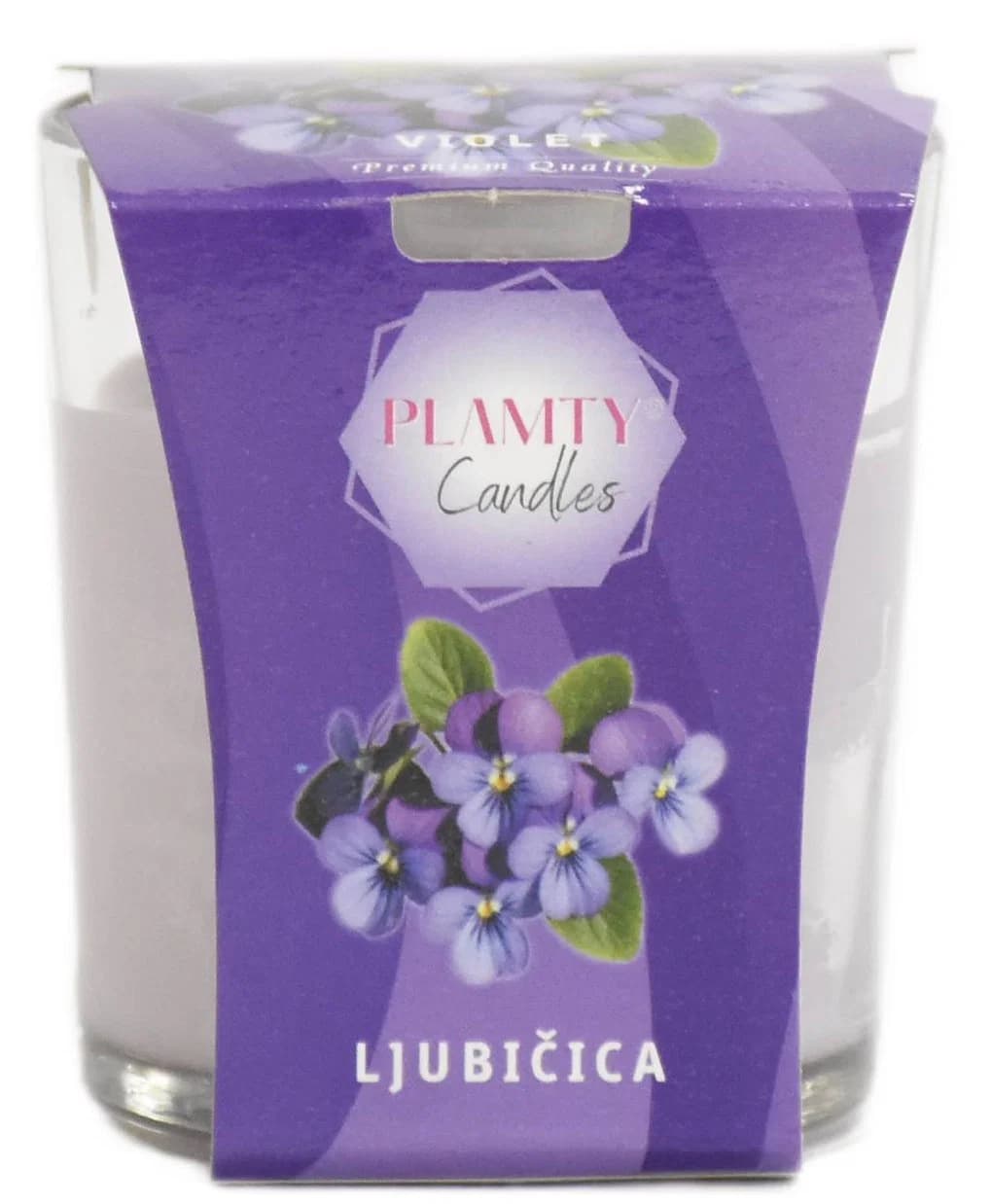 Scented Candle Rpzip Violet