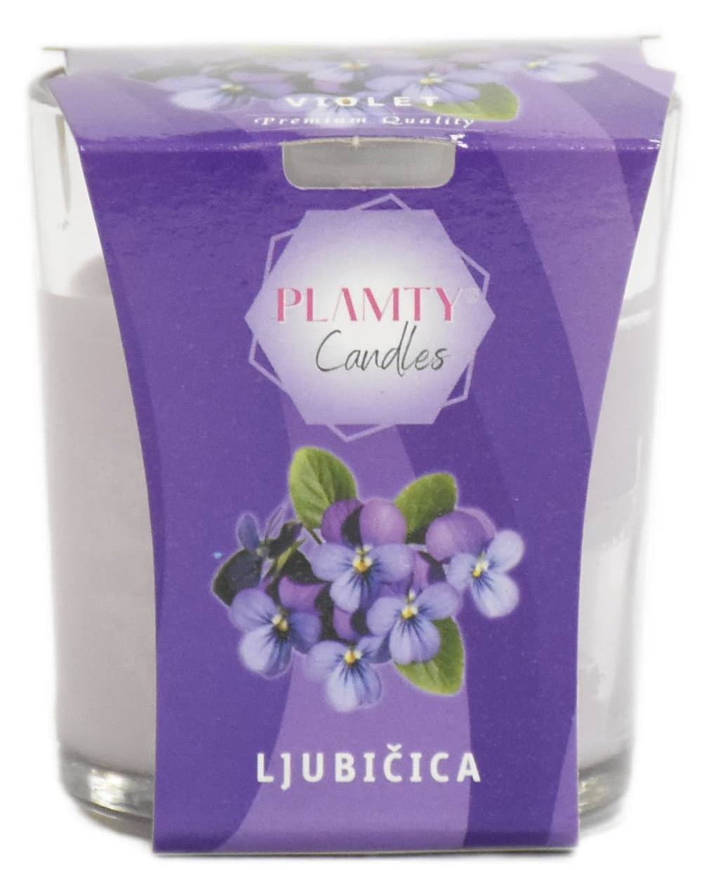 Scented Candle Rpzip Violet