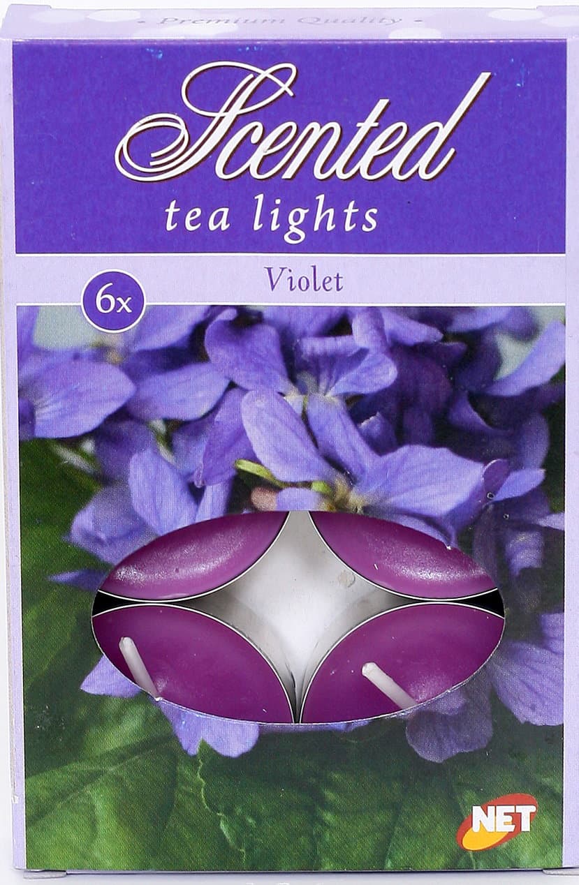 Duftteelicht Lilac Set 6/