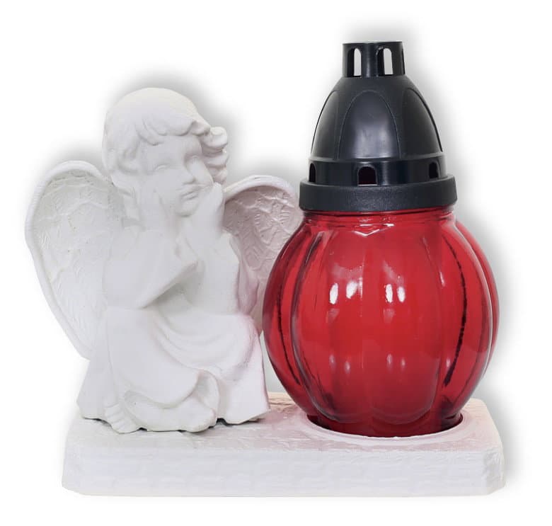 Plamty® Pietra Gedenk-Engelstatue 99612