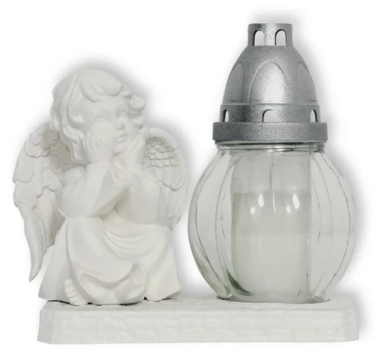Plamty® Pietra Gedenk-Engelstatue 99612