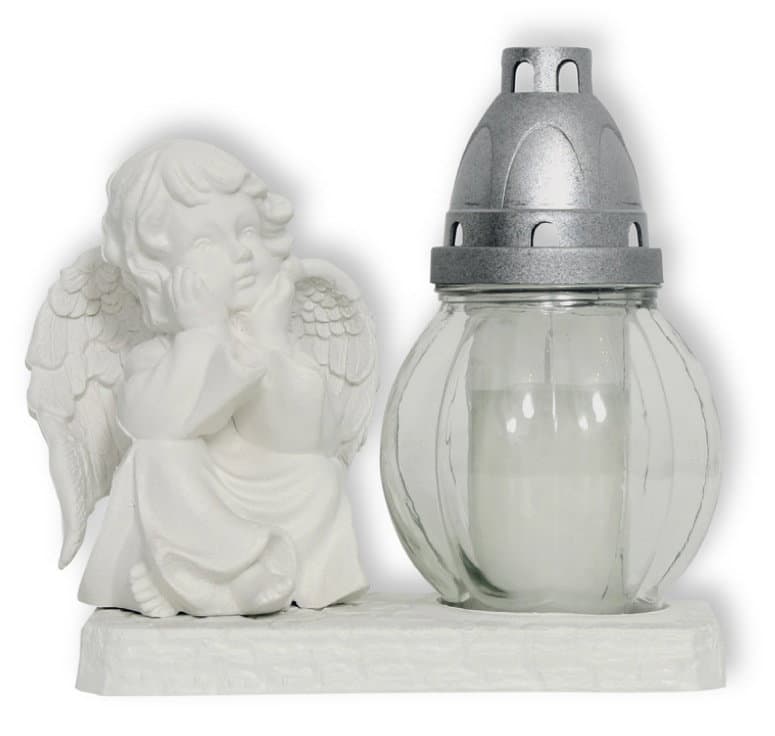 Plamty® Pietra Gedenk-Engelstatue 99612