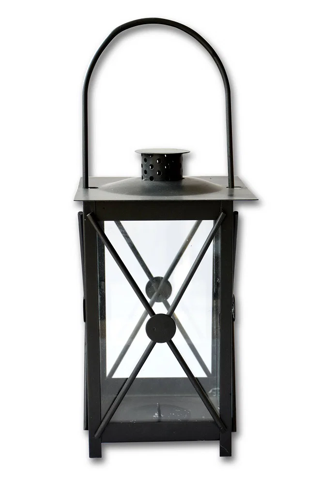 Glass Candle Lantern A-65 in color