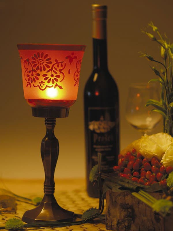 Candle holder Brass 10016 S-or-Wh