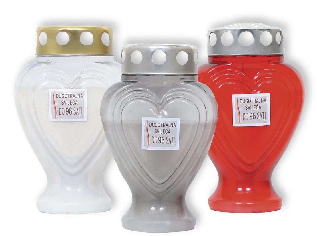 Plamty® Lui Heart 96h white